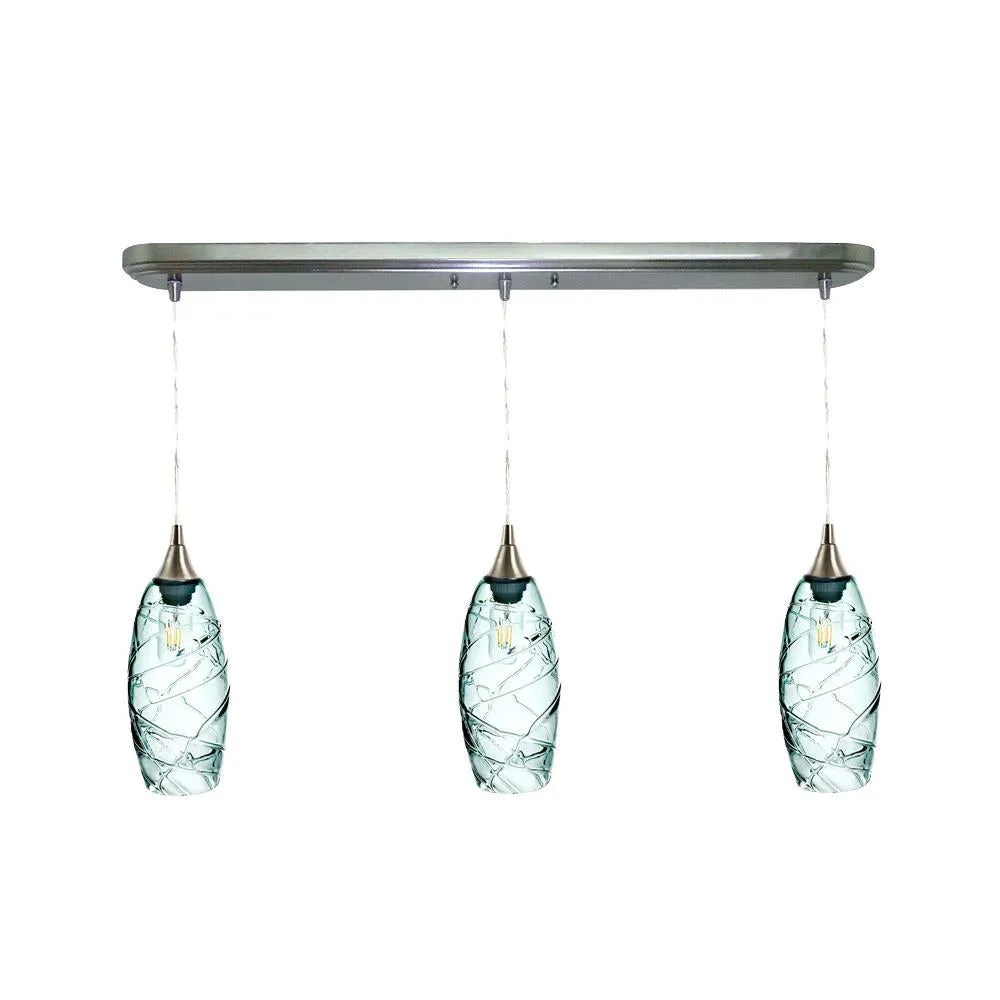 147 Spun: 3 Pendant Linear Chandelier