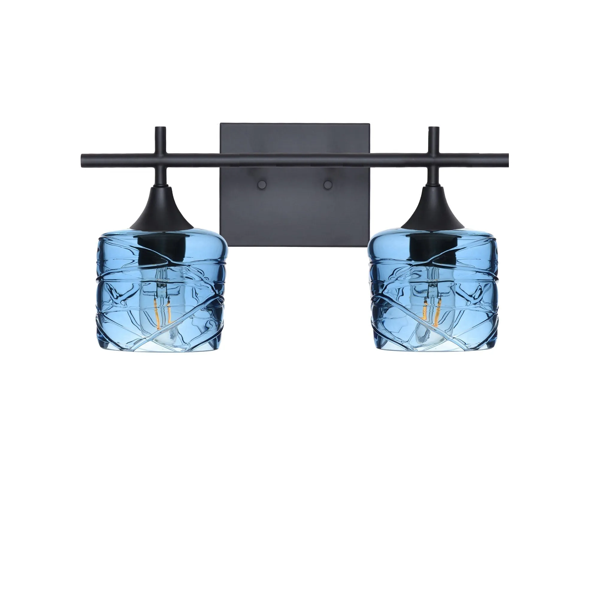 601 Spun: 2 Light Wall Vanity