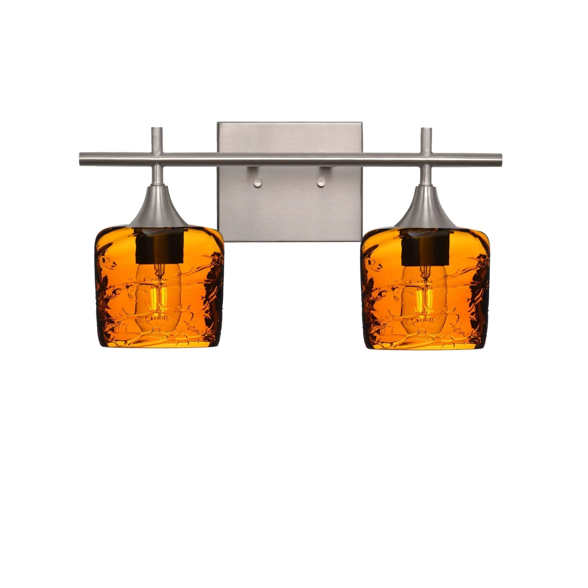601 Spun: 2 Light Wall Vanity