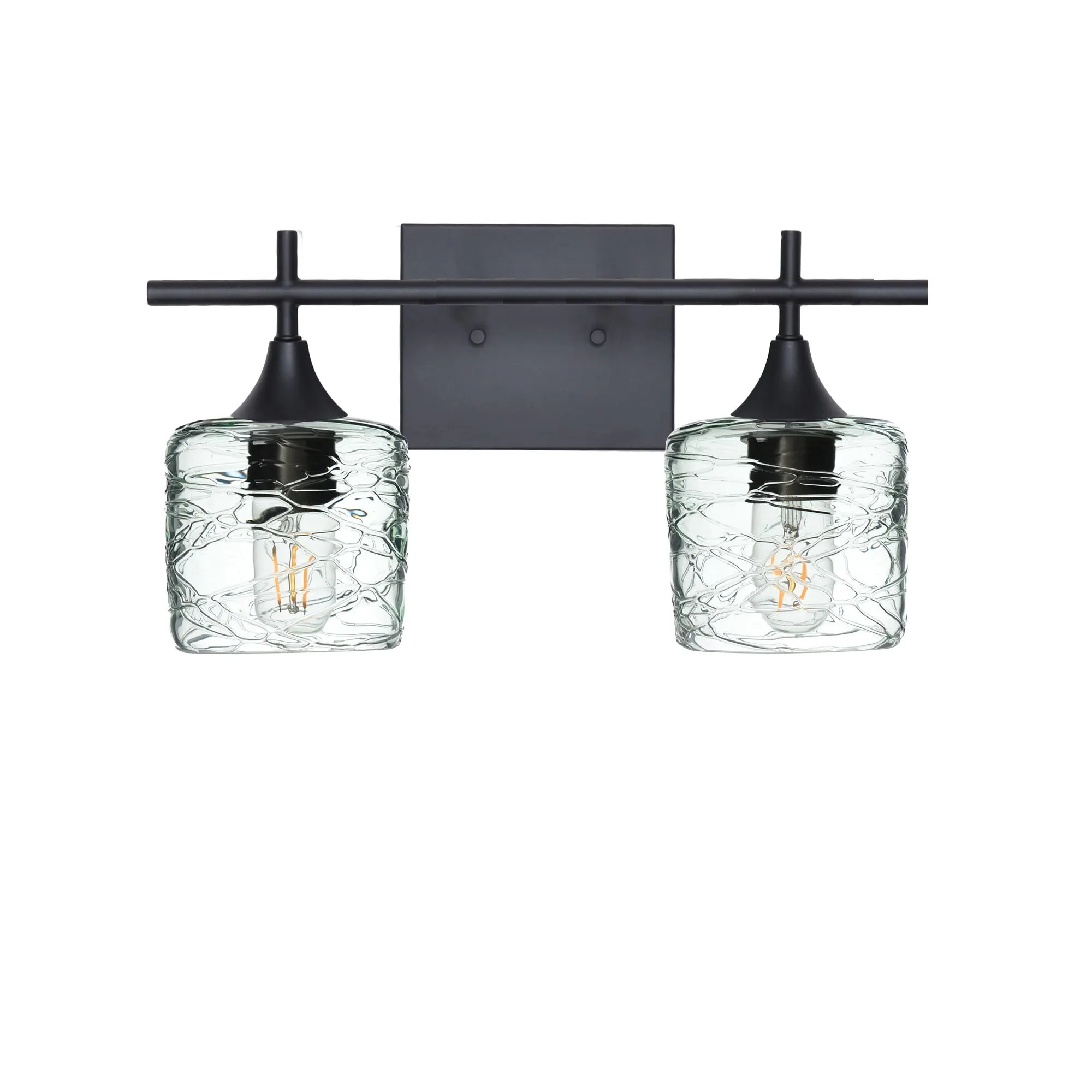 601 Spun: 2 Light Wall Vanity