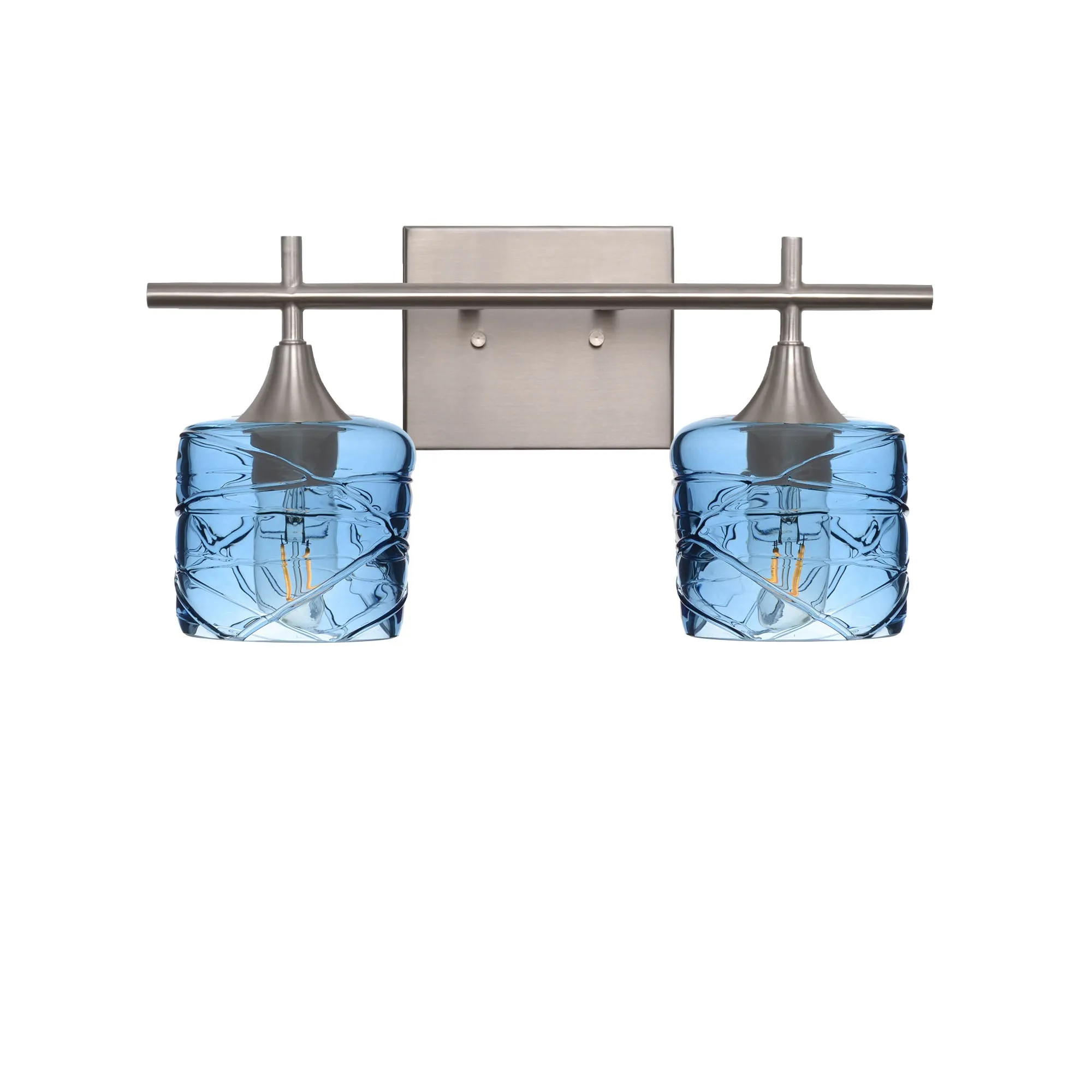 601 Spun: 2 Light Wall Vanity