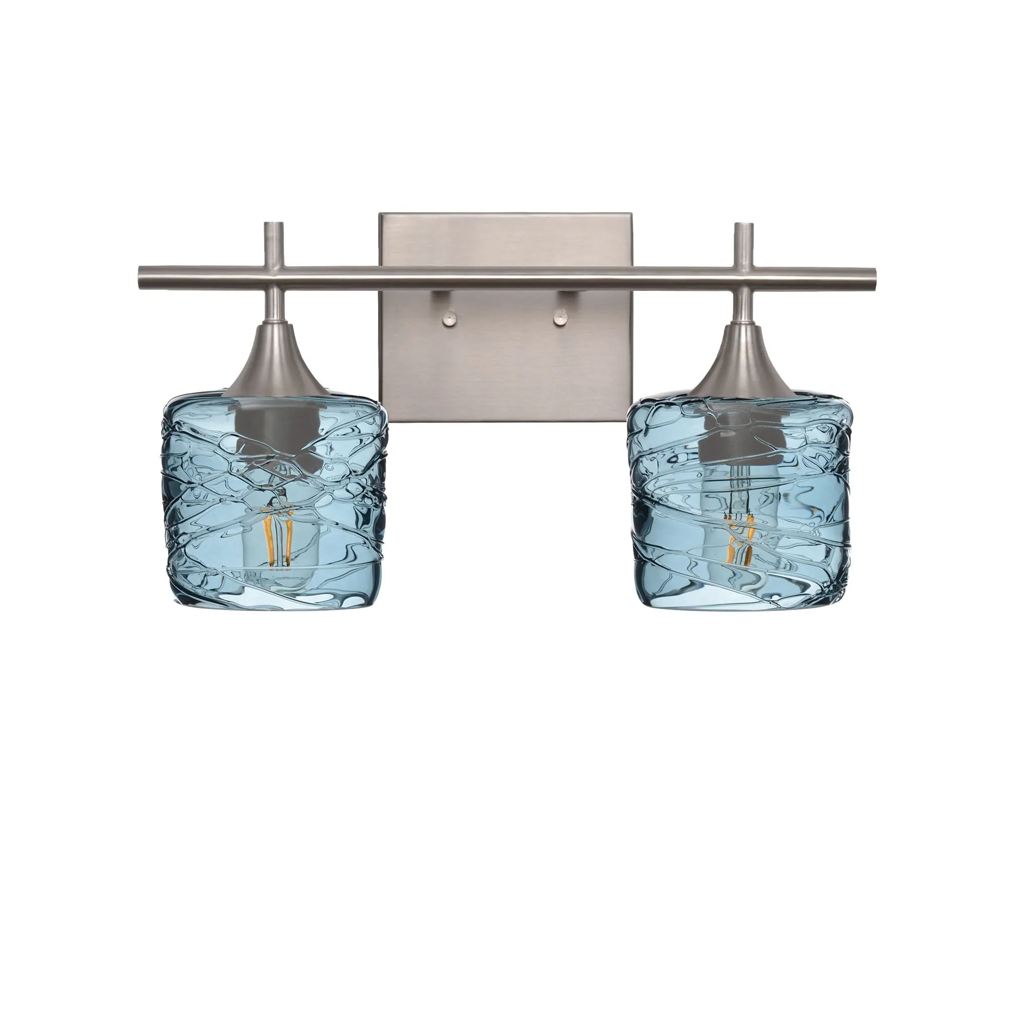 601 Spun: 2 Light Wall Vanity