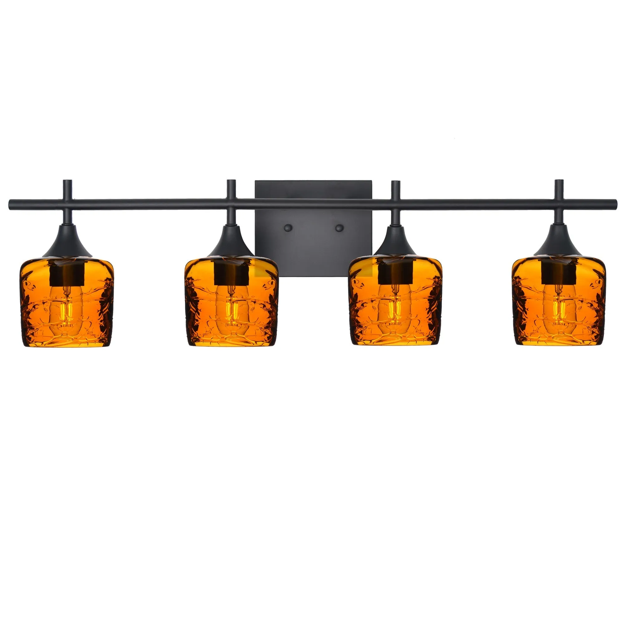 601 Spun: 4 Light Wall Vanity