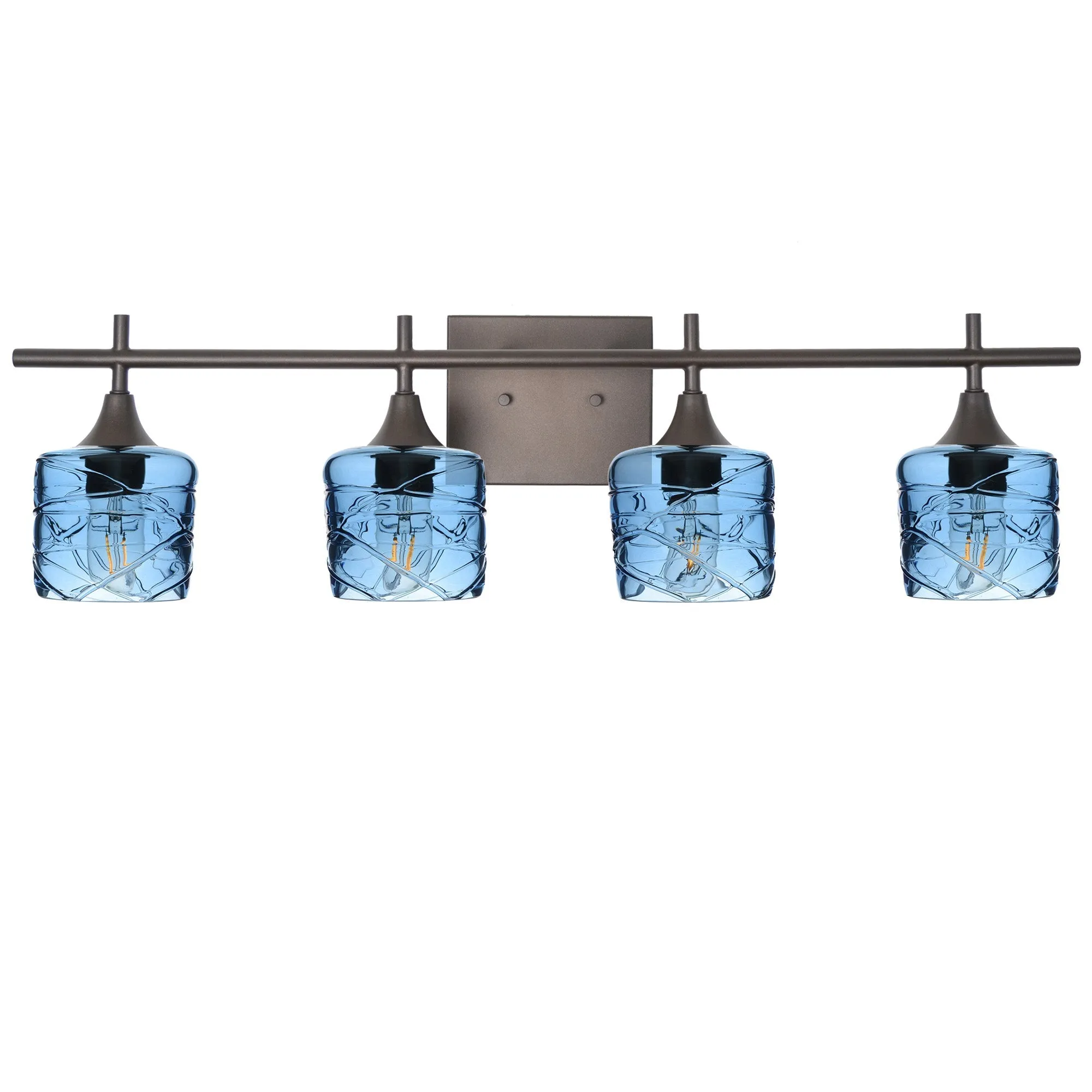 601 Spun: 4 Light Wall Vanity