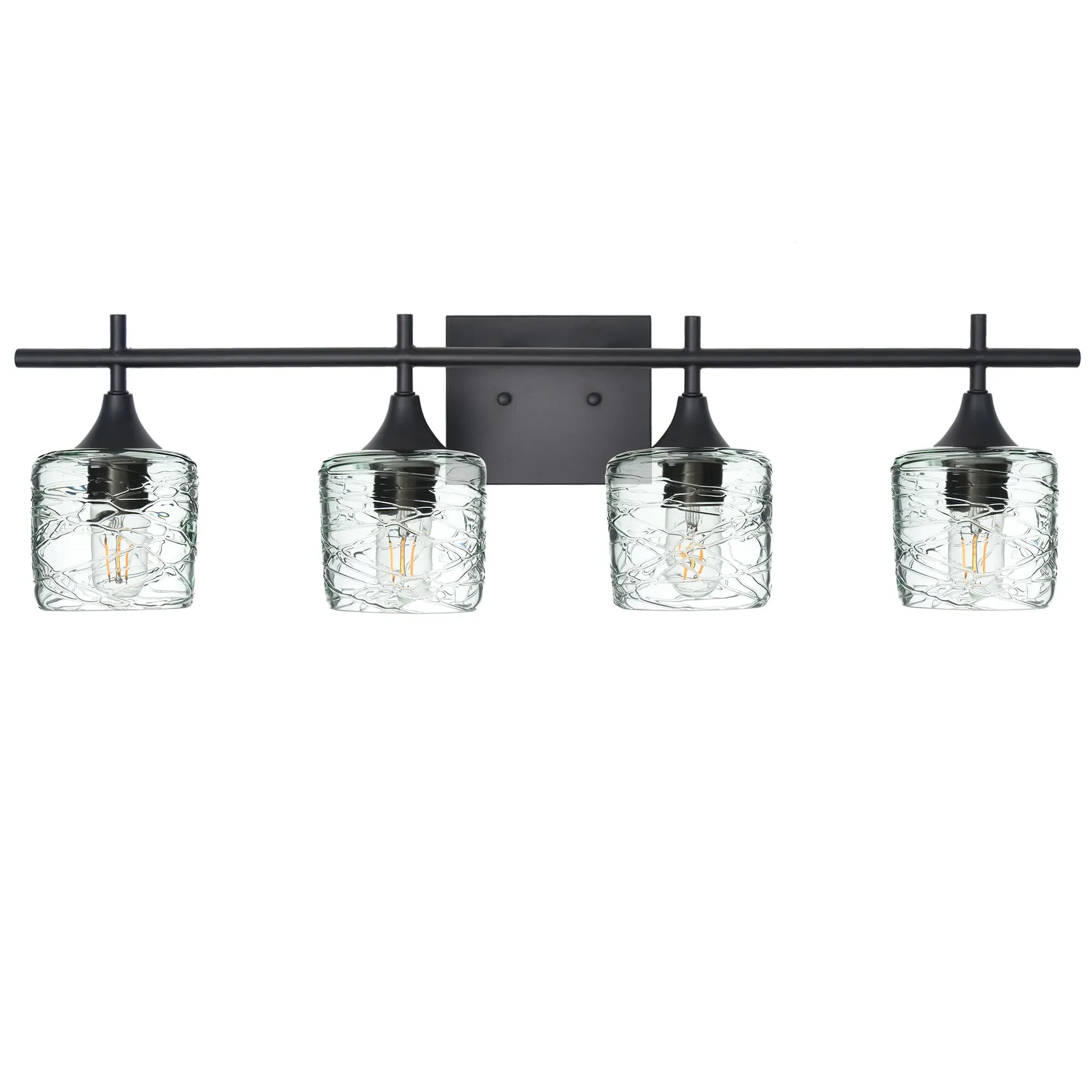601 Spun: 4 Light Wall Vanity