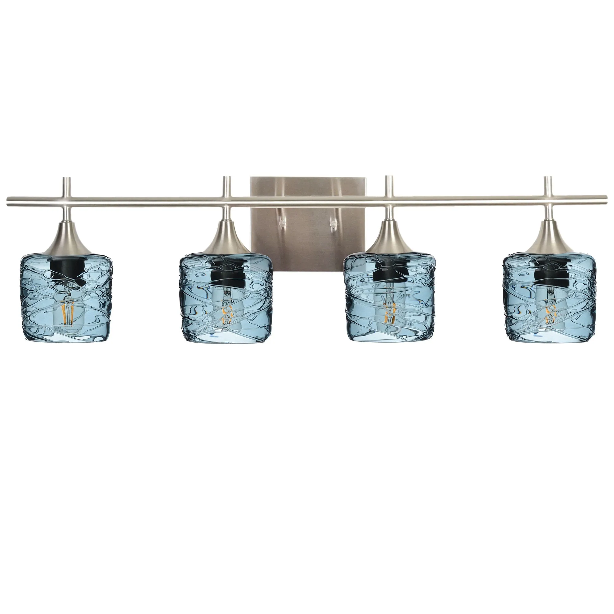 601 Spun: 4 Light Wall Vanity