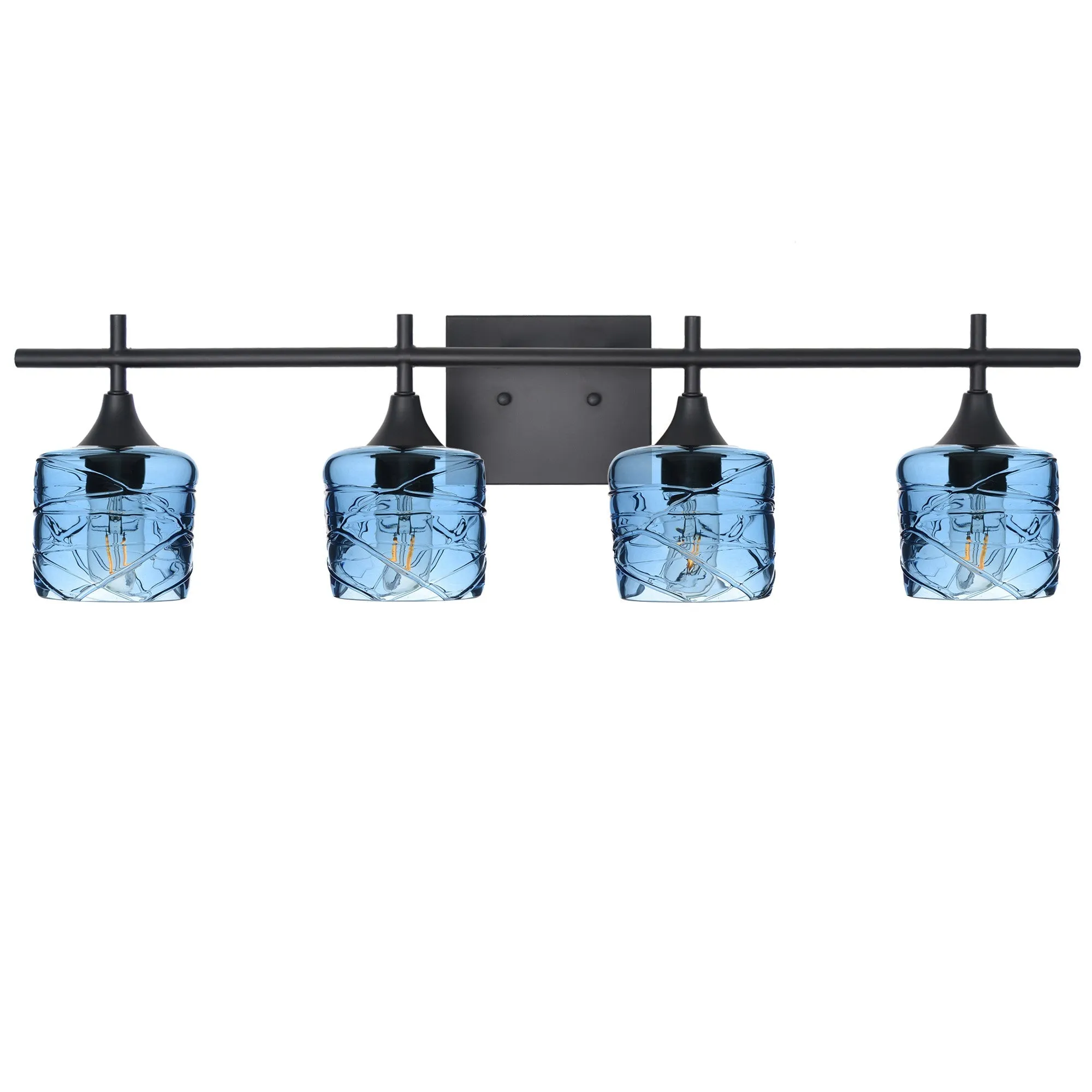 601 Spun: 4 Light Wall Vanity