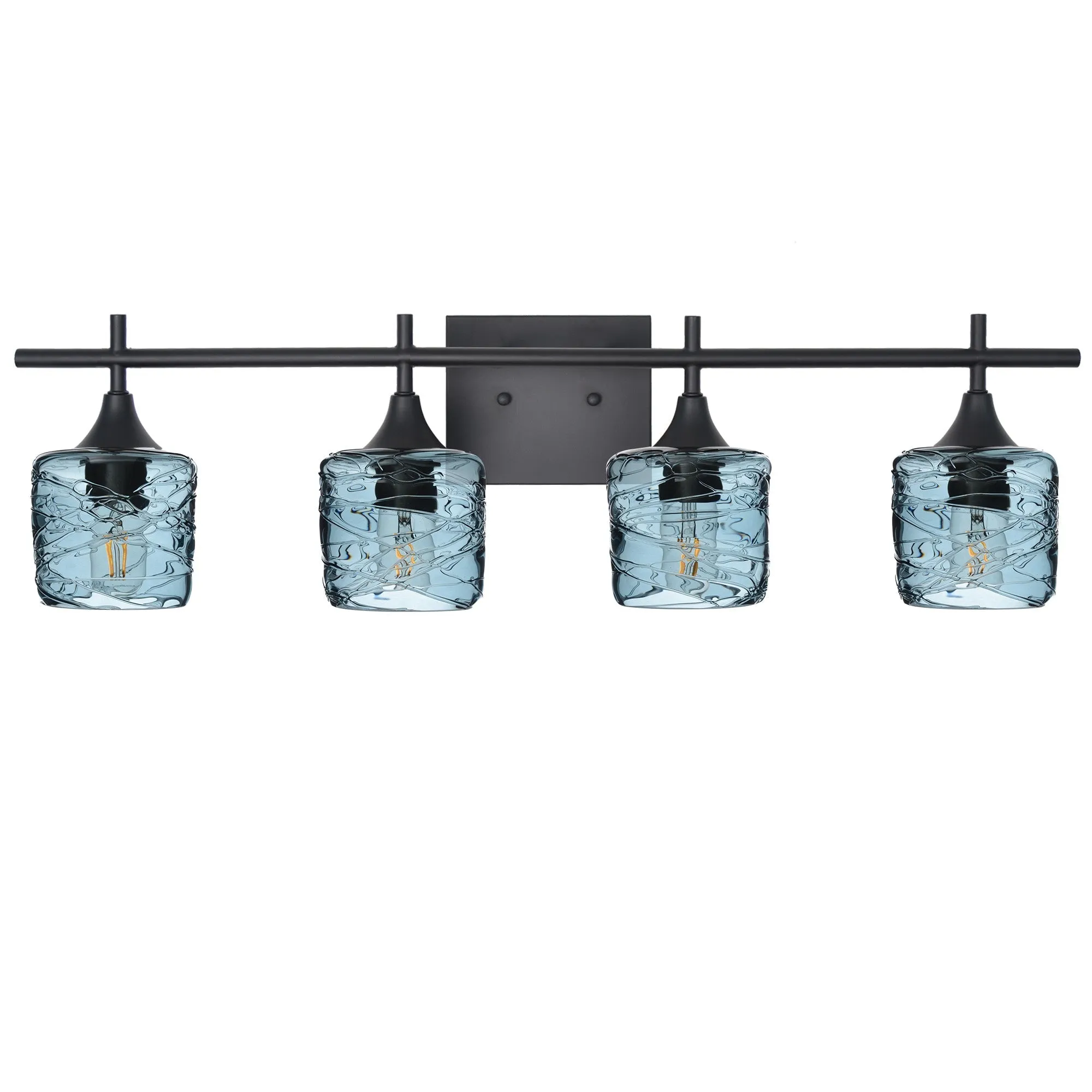 601 Spun: 4 Light Wall Vanity
