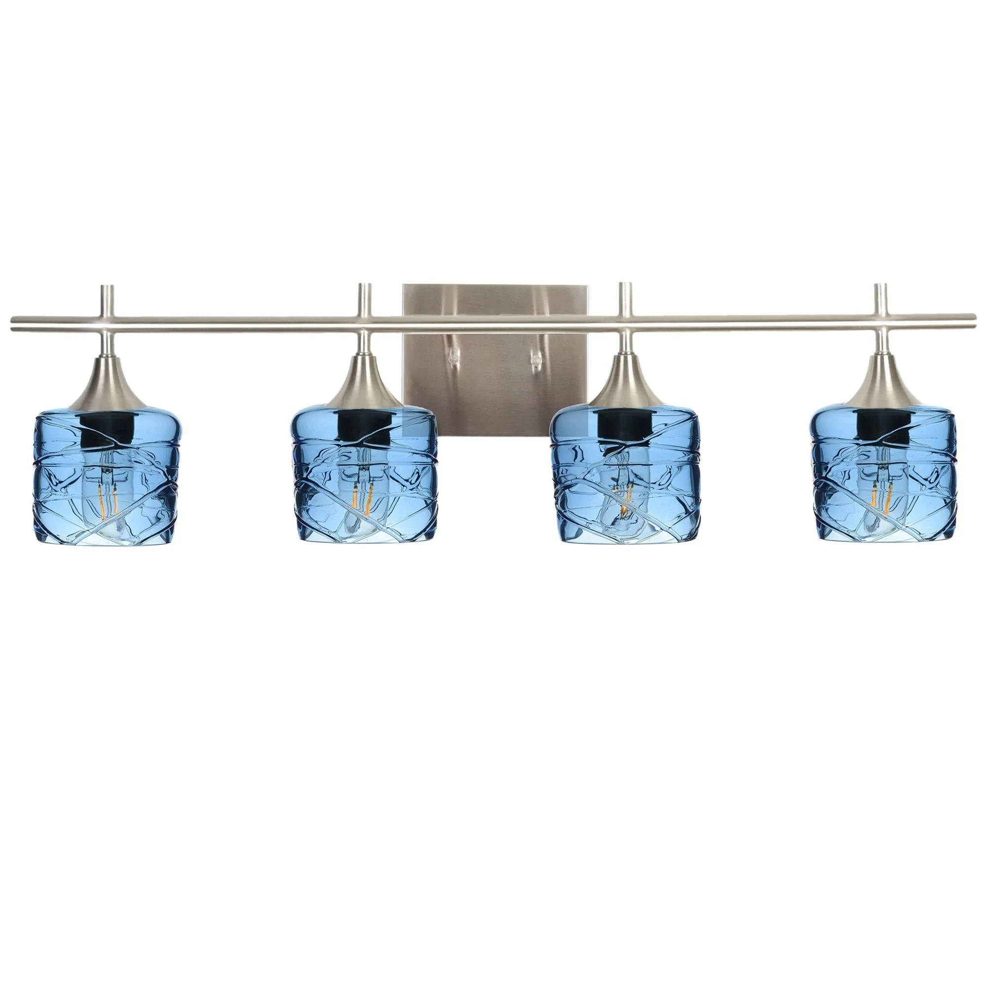 601 Spun: 4 Light Wall Vanity