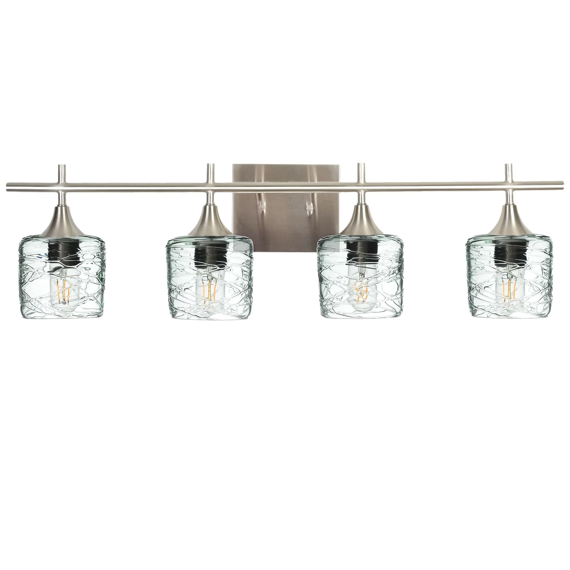 601 Spun: 4 Light Wall Vanity