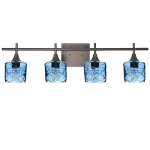 601 Spun: 4 Light Wall Vanity