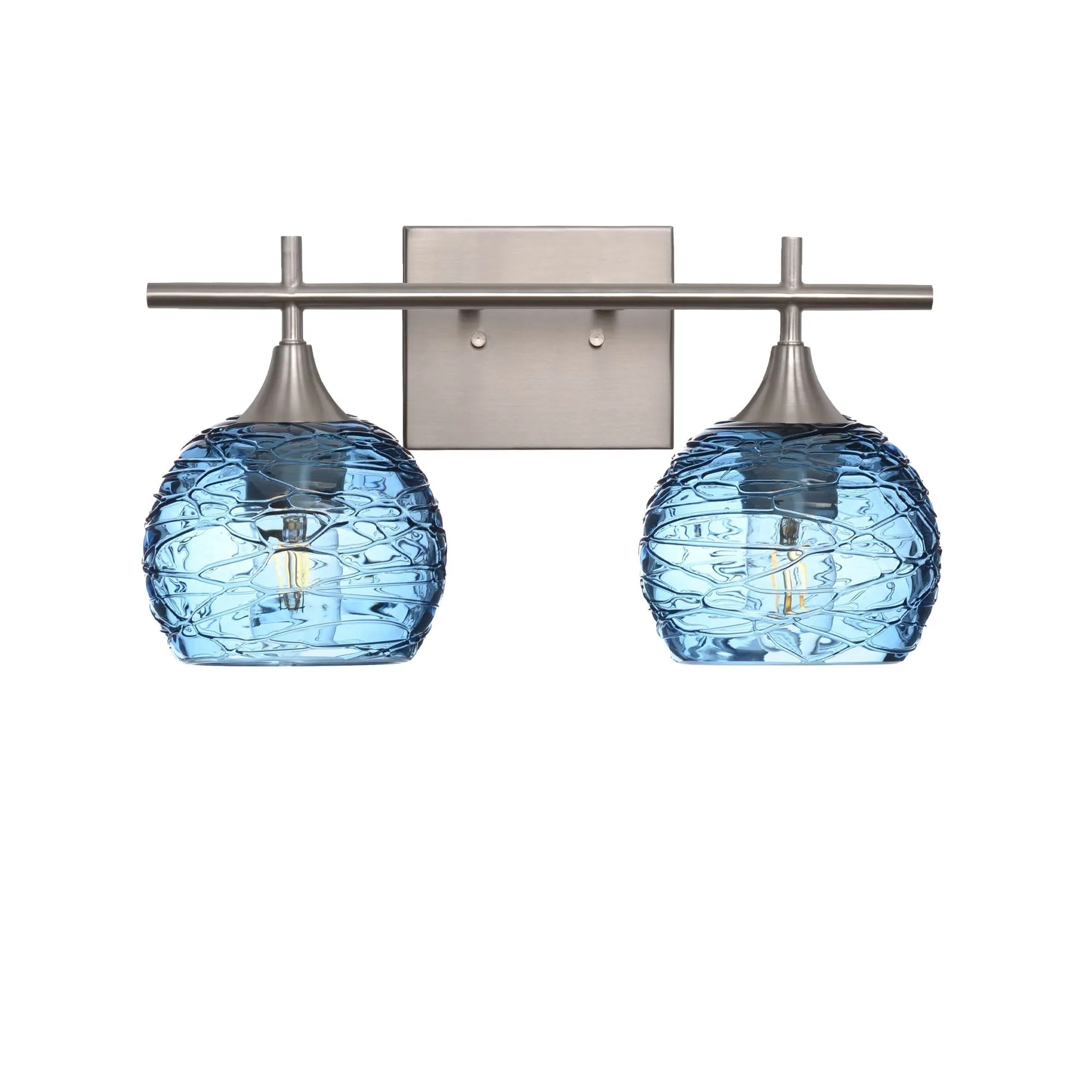 763 Spun: 2 Light Wall Vanity