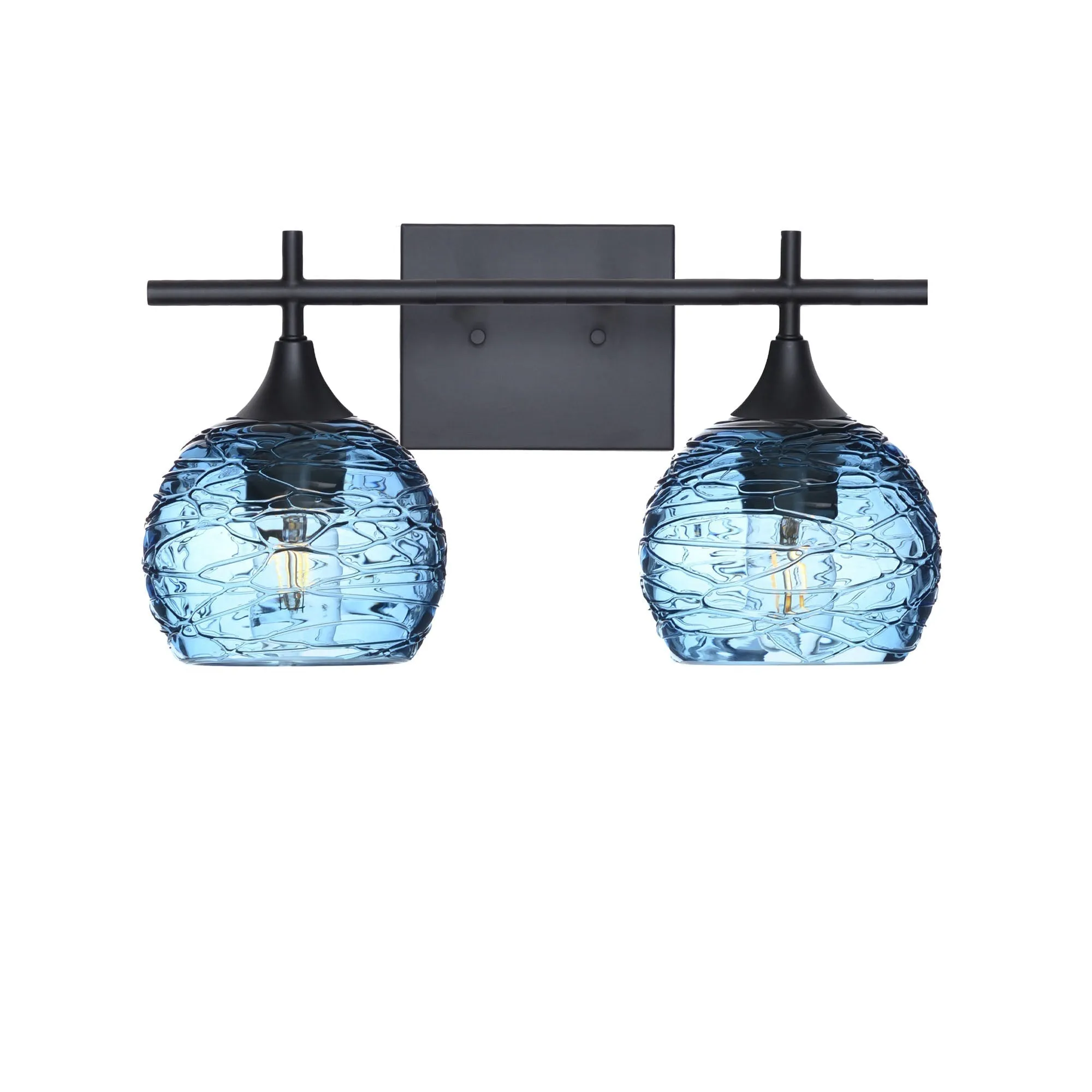 763 Spun: 2 Light Wall Vanity