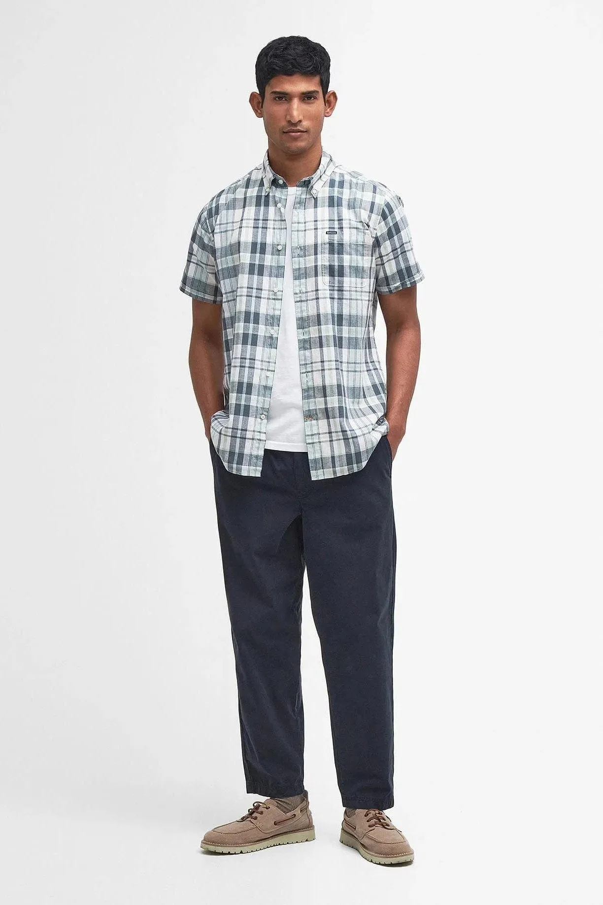 Alford Tailored Short Sleeve Shirt - Classic White