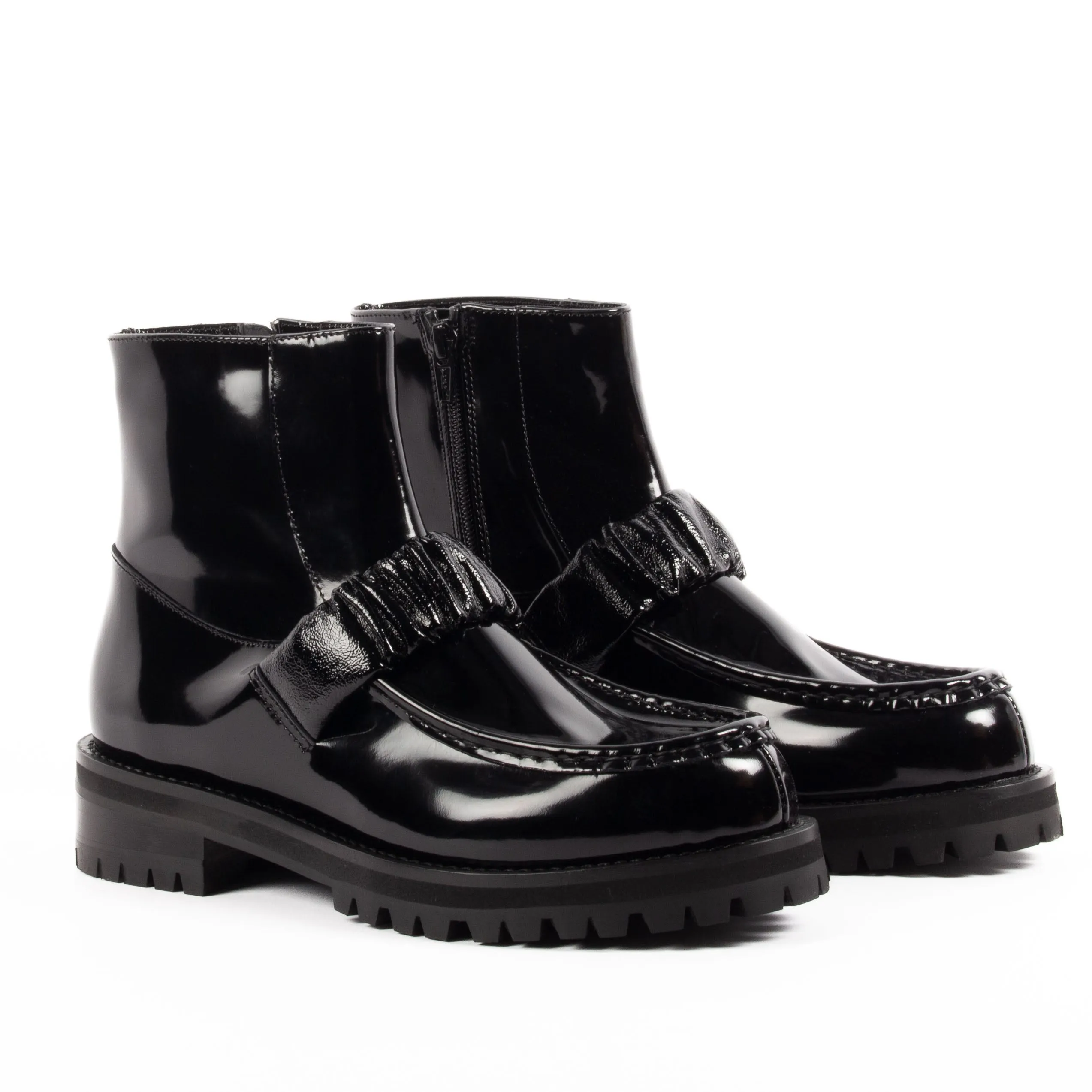Andrea Loafer Boots Black