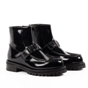 Andrea Loafer Boots Black