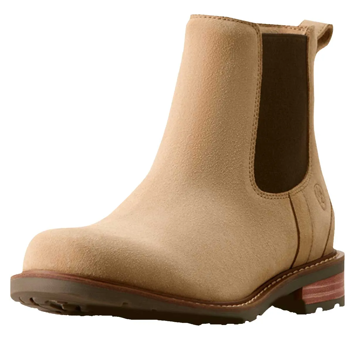 ARIAT Wexford Waterproof Chelsea Boots - Mens - Caramel Suede