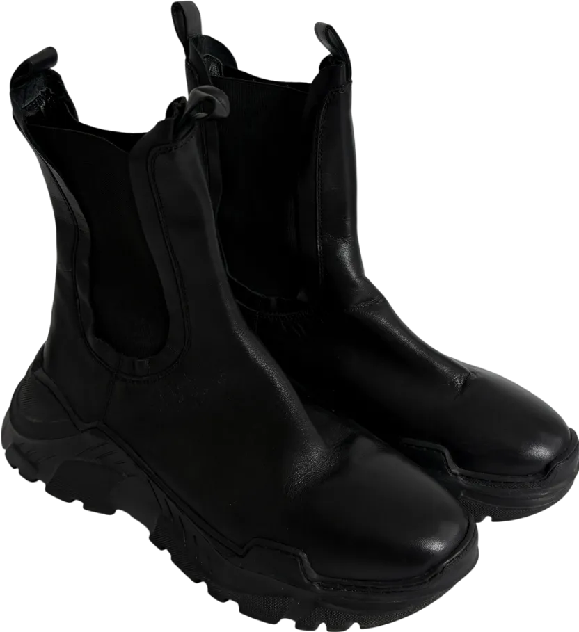 ASOS Black Chunky Chelsea Boots UK 6 EU 39 👠