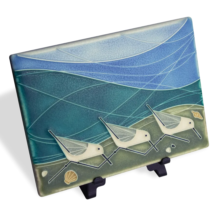 Beach Birds Tile - 6x8