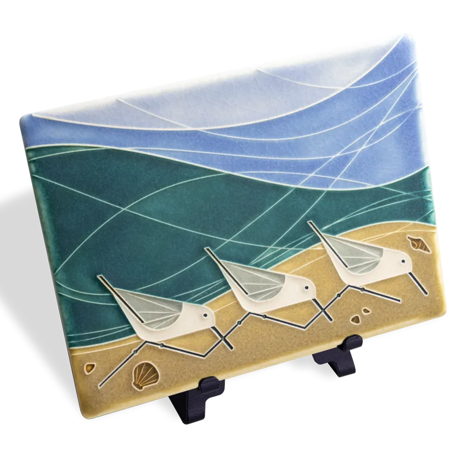 Beach Birds Tile - 6x8