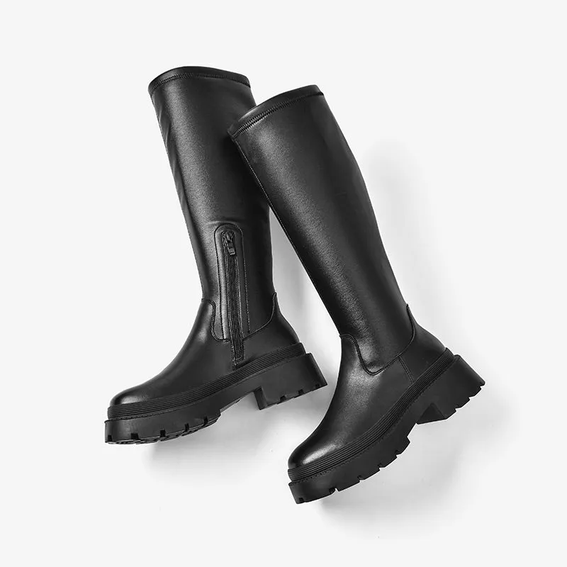 BeauToday Platform Long Boots for Women