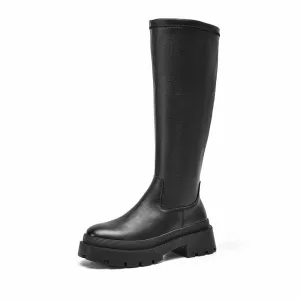 BeauToday Platform Long Boots for Women