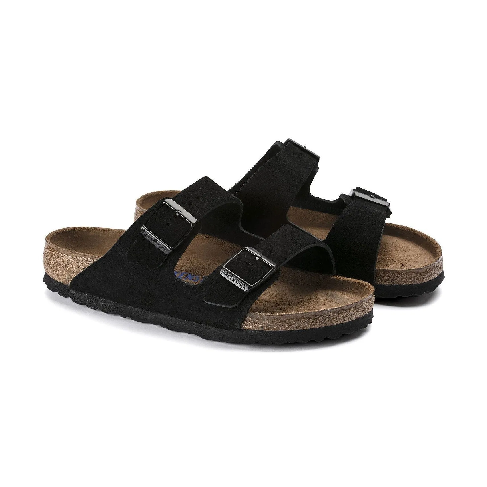 Birkenstock Arizona Soft Footbed Suede Black - Unisex