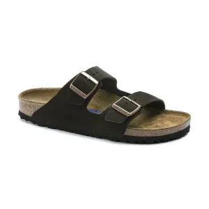 Birkenstock Arizona Suede Mocha Soft Footbed - Unisex