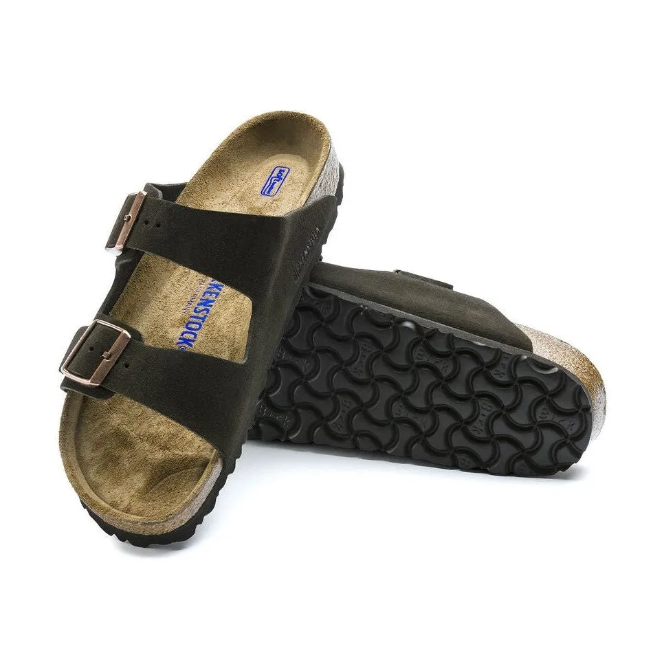 Birkenstock Arizona Suede Mocha Soft Footbed - Unisex