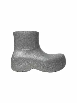 Bottega Veneta Sparkle Puddle Size 38 Ankle Boots