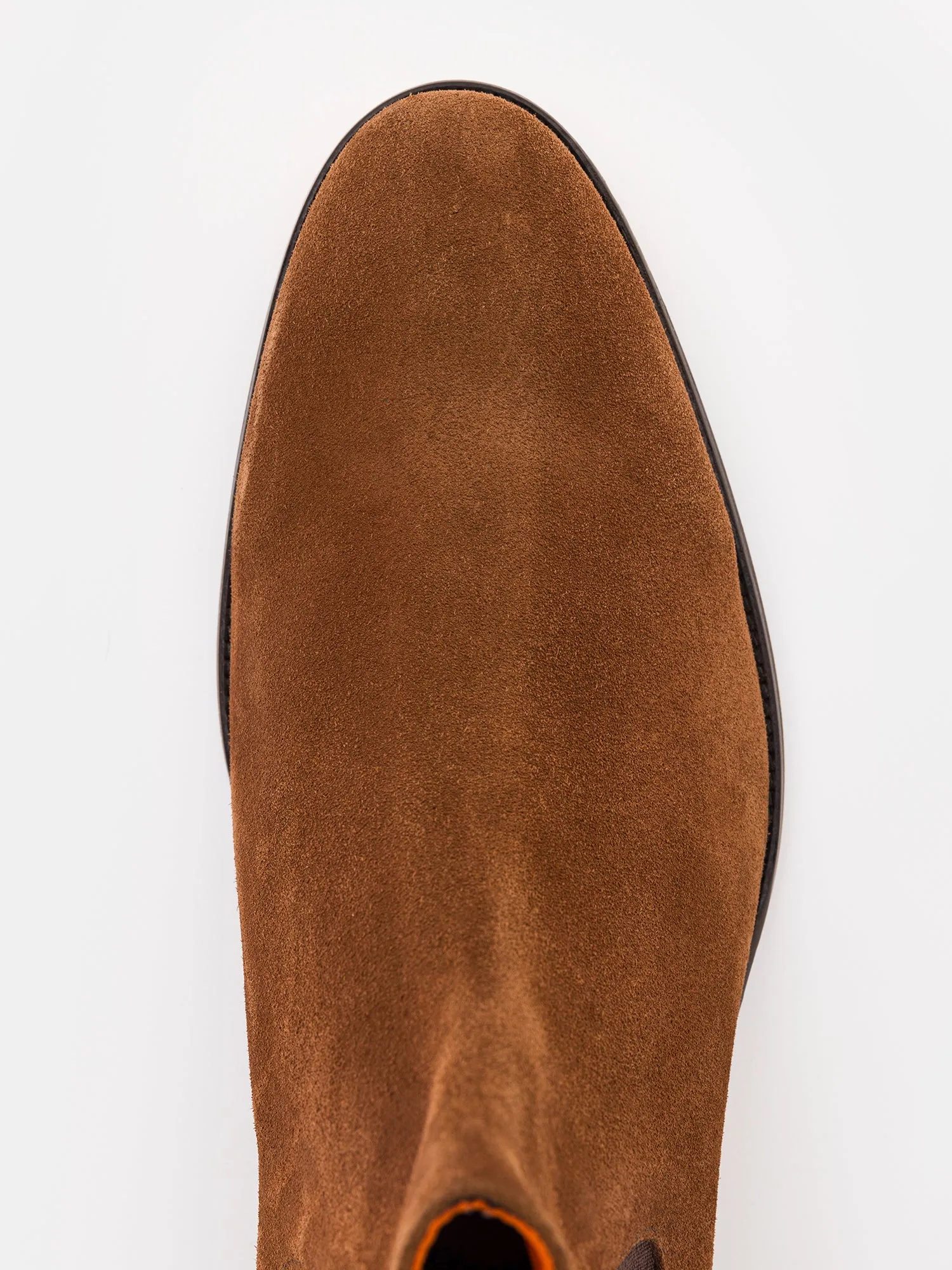 Brown Suede Chelsea Boots