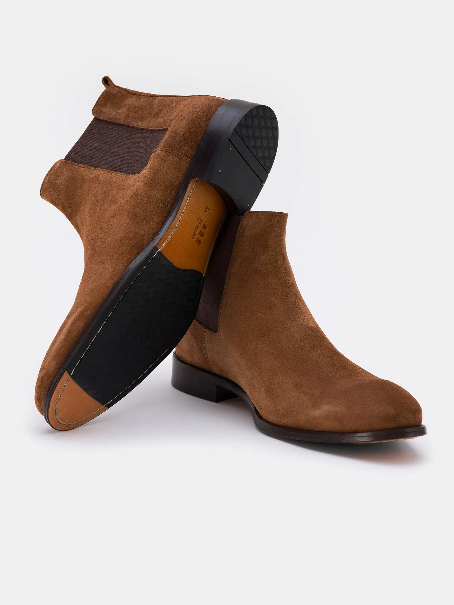 Brown Suede Chelsea Boots
