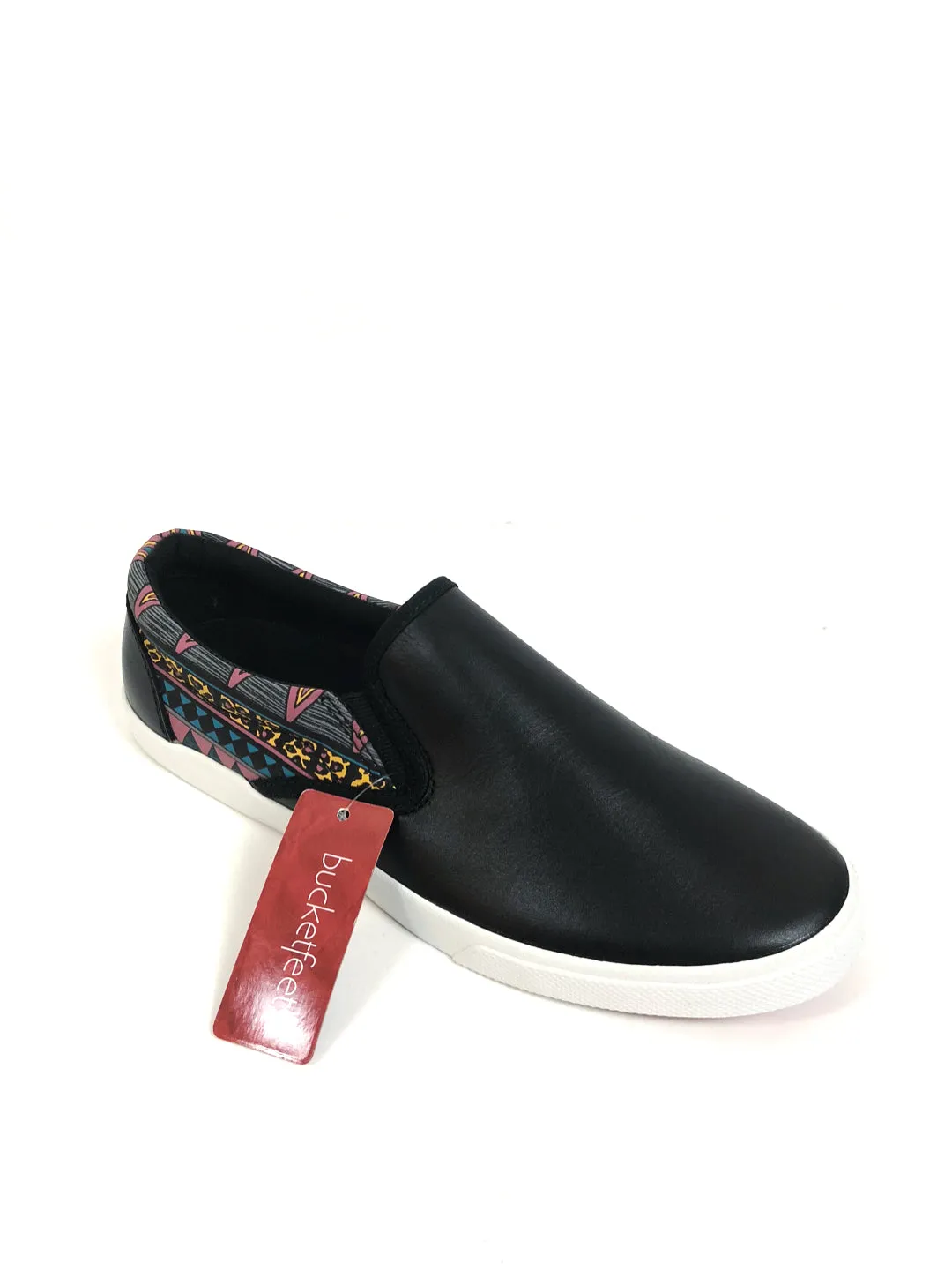 Bucketfeet 'Tribal' Slip On Tennis Shoes Sneakers Pamela Guadagnini 9 NIB! $89