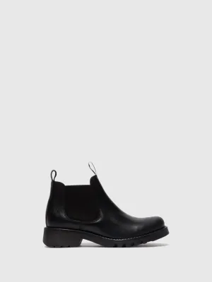 Chelsea Ankle Boots RIKA894FLY BLACK (ALL BLACK)