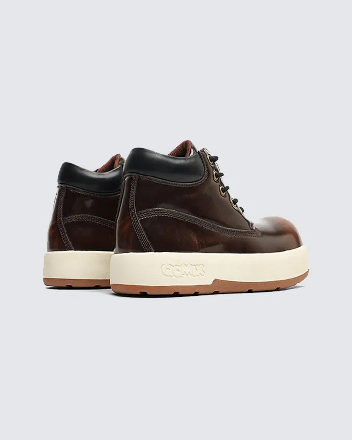 Color-Brushed Thick-Soled Martin Boots