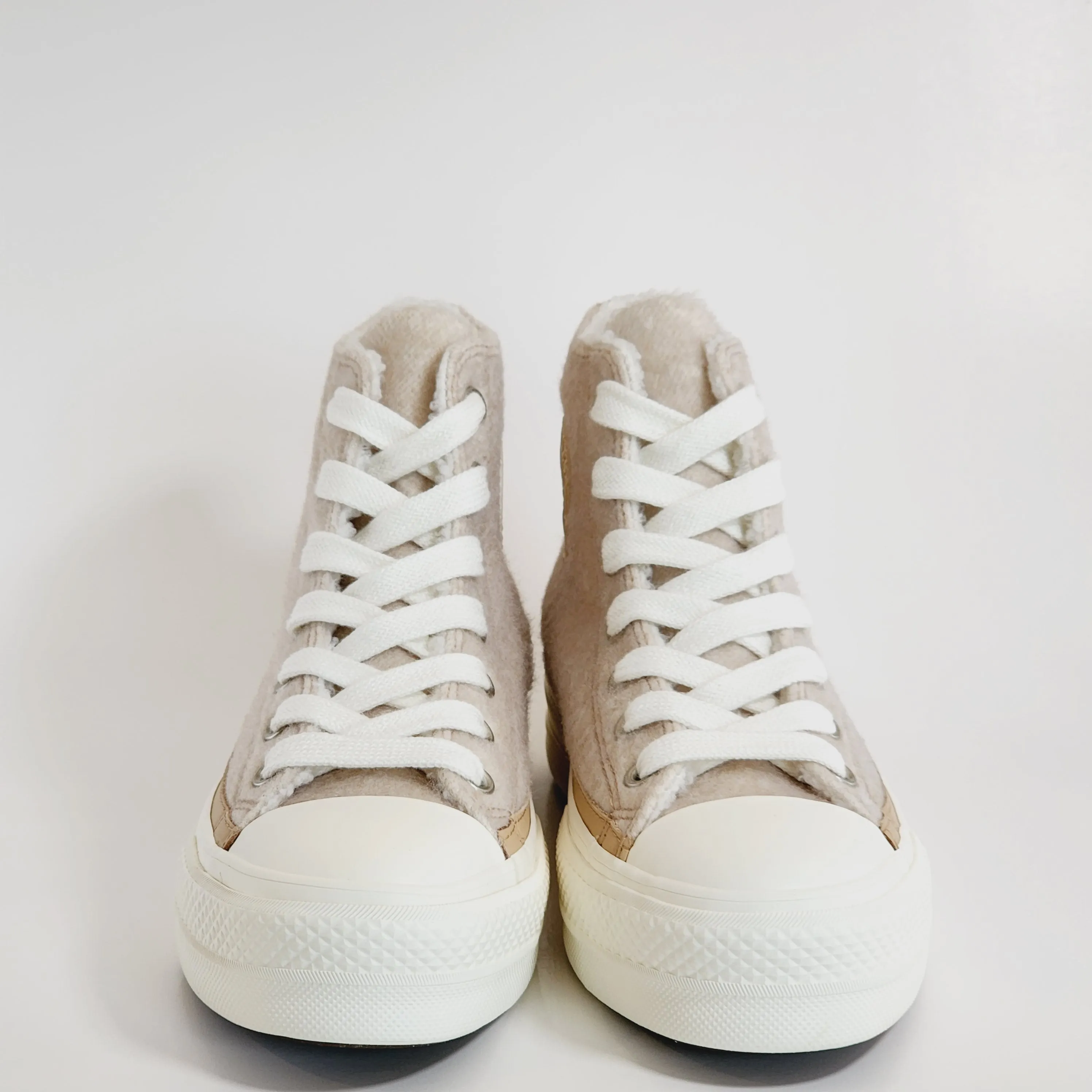 Converse CTAS Hi Lift Faux Mohair Women's Platform Sneakers A07944C NWT