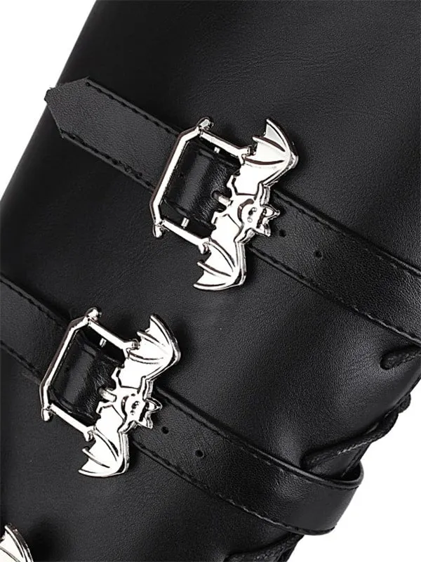 Fashion Buckles Square Toe Platform&Boots