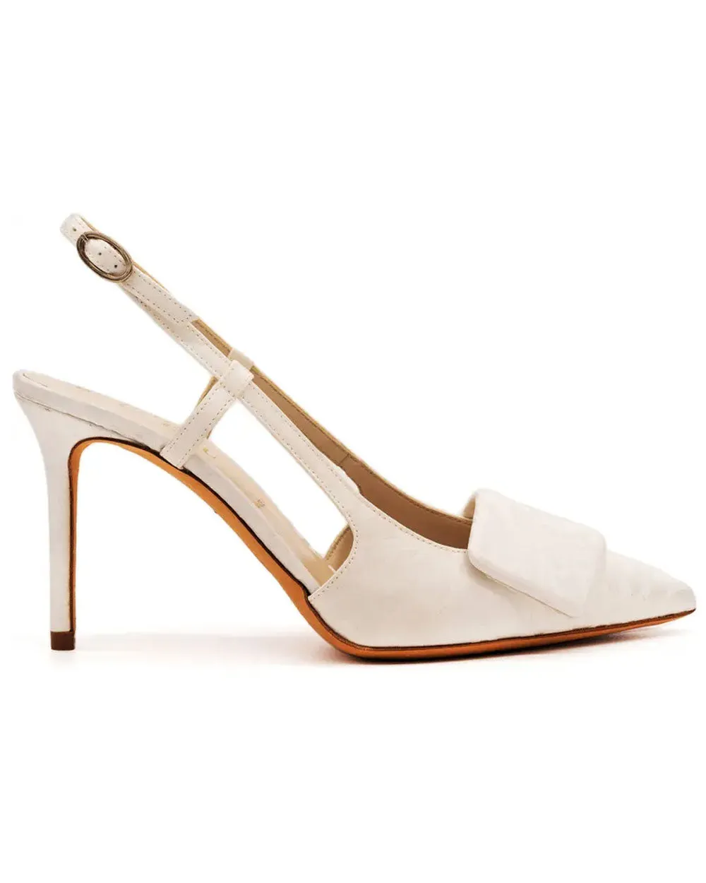 Halen Slingback Pump in White