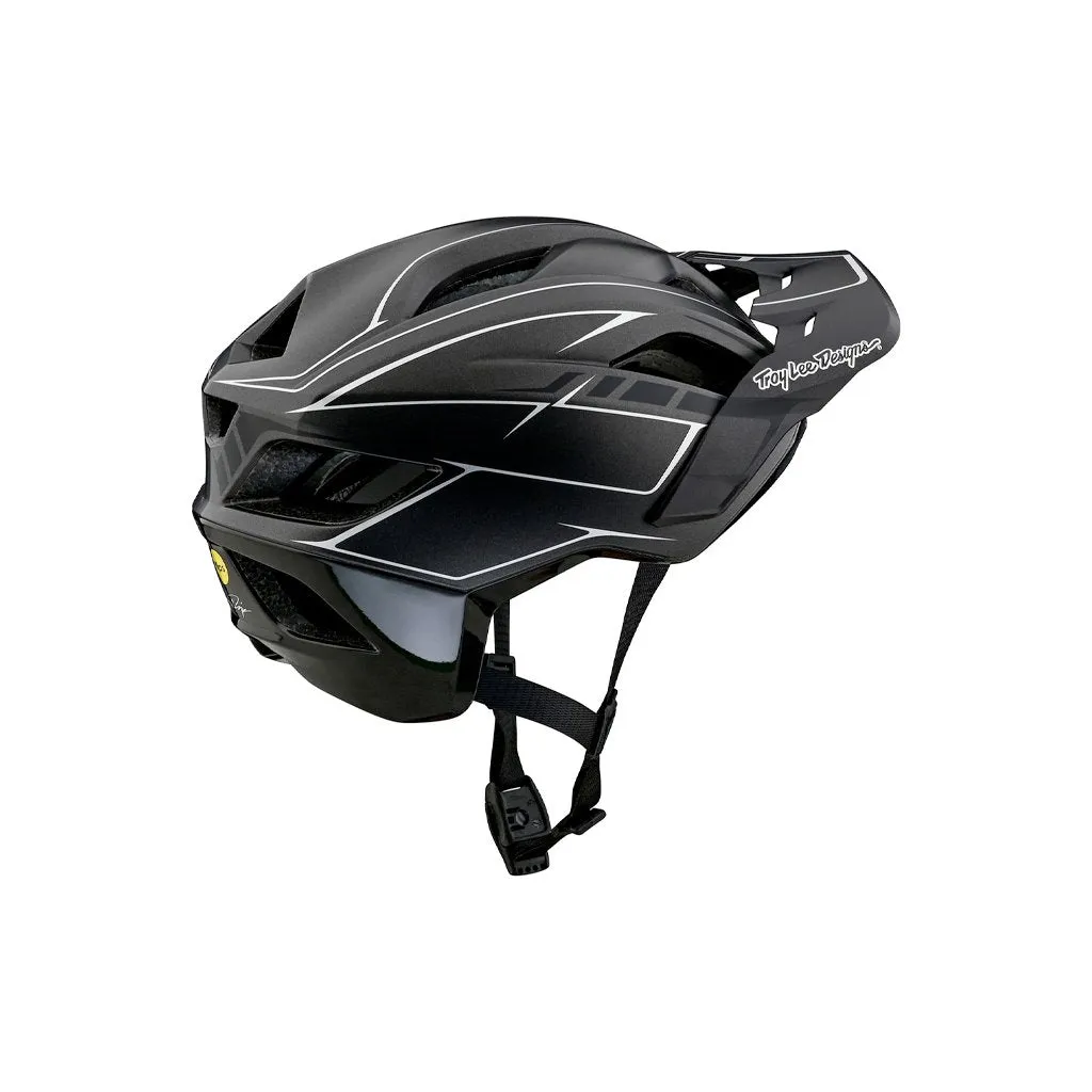 Helmet Troy Lee Designs Flowline SE MIPS Pinstripe Charcoal