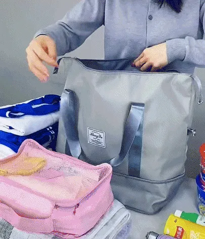 High-capacity Travel Bag with Shoe Compartment