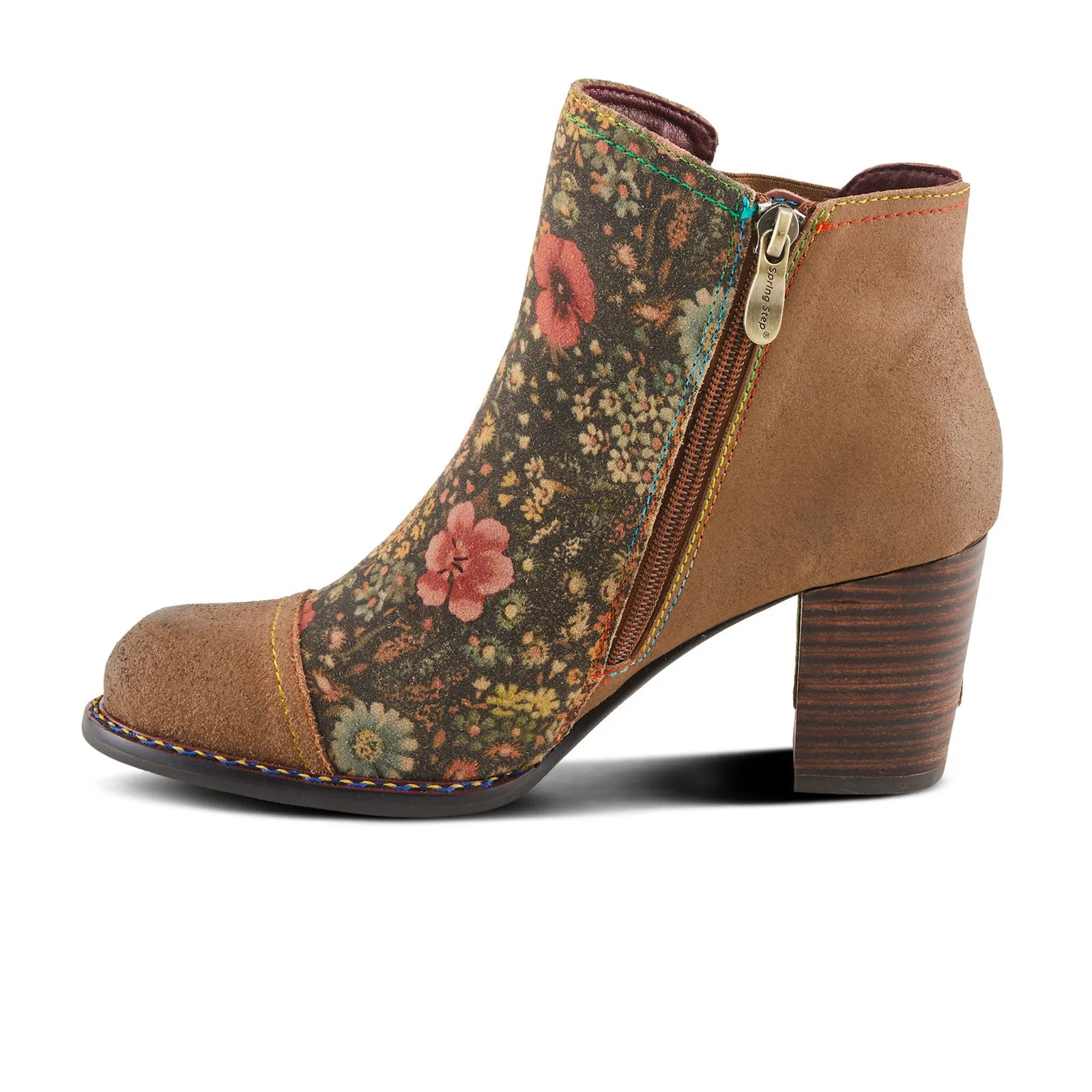 L'Artiste Melvina Ankle Boot (Women) - Brown Multi