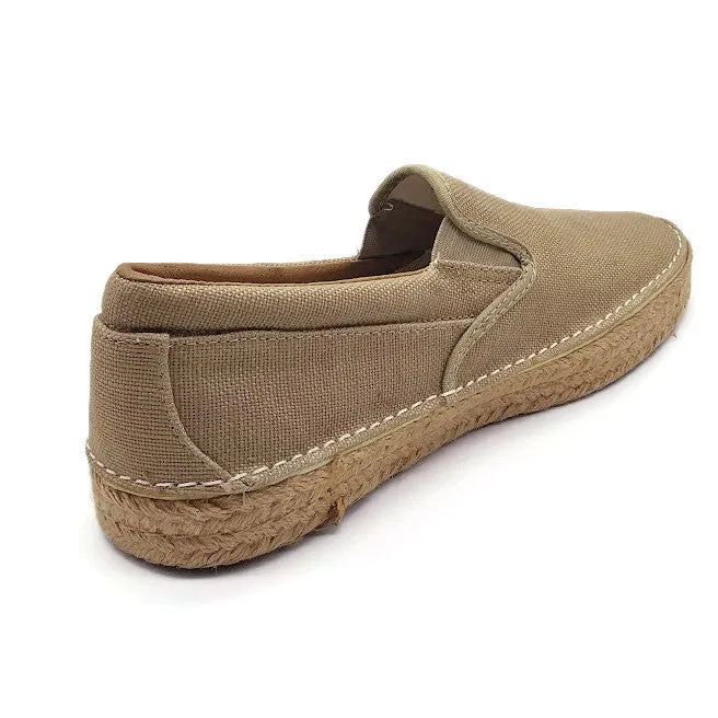 Men Boat Shoes Sperry Top Sider Casual Canvas Comfort Walking Sneakers Beige 10M