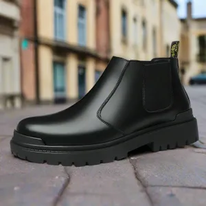 Men's British Style Leather Chelsea Boots