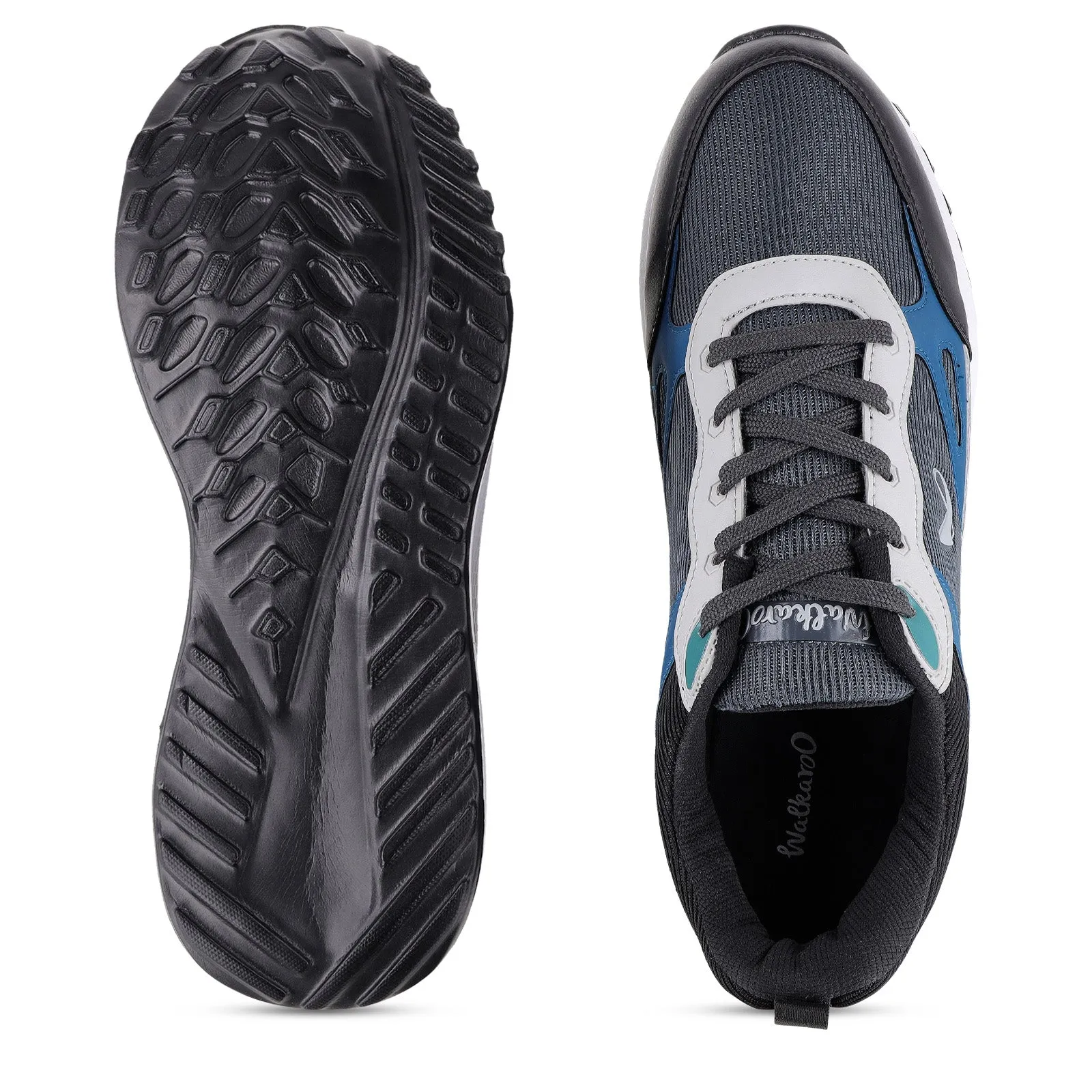 Men's Lace-up Sports Shoe - WS3093 Grey Teal