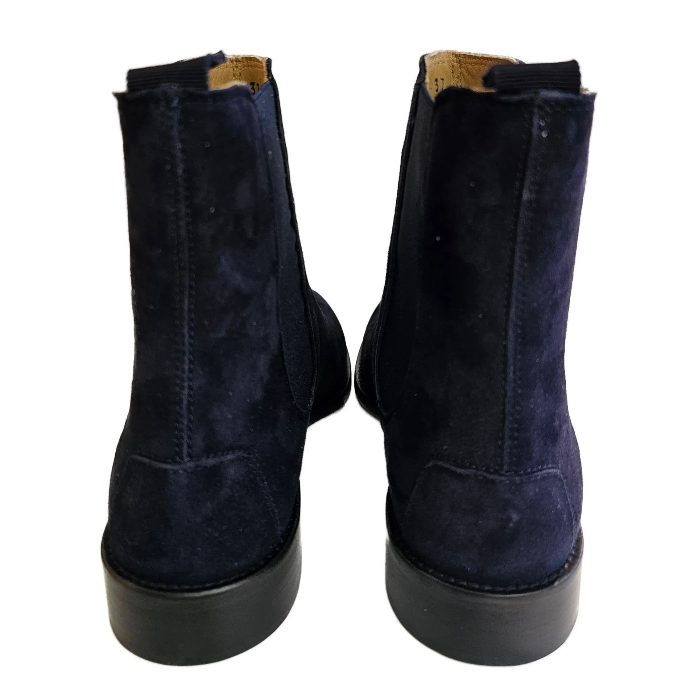 Milliways, Wildleder-Chelseaboots in Marineblau