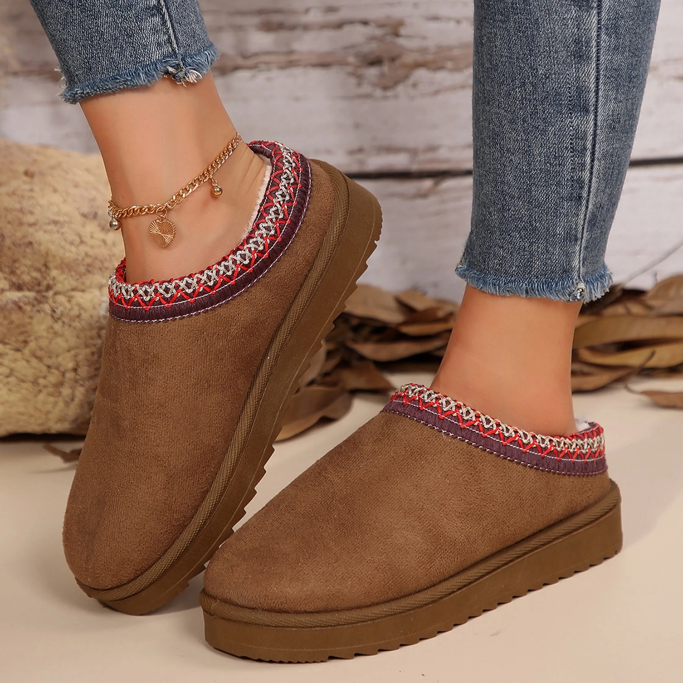 Mini Boots Braid Slippers