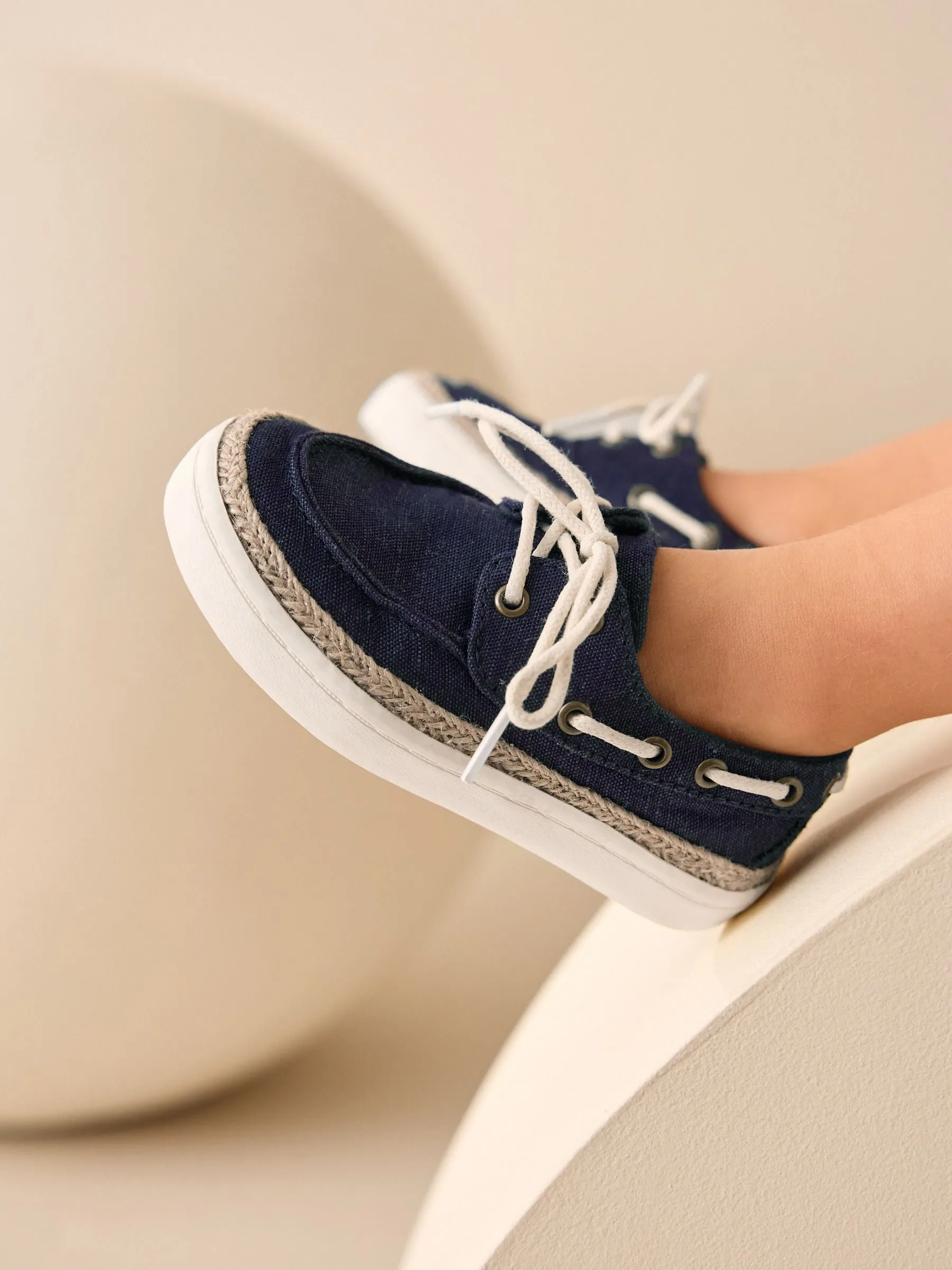 Navy Boat Shoes
