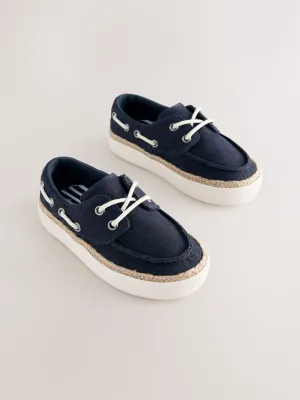Navy Boat Shoes
