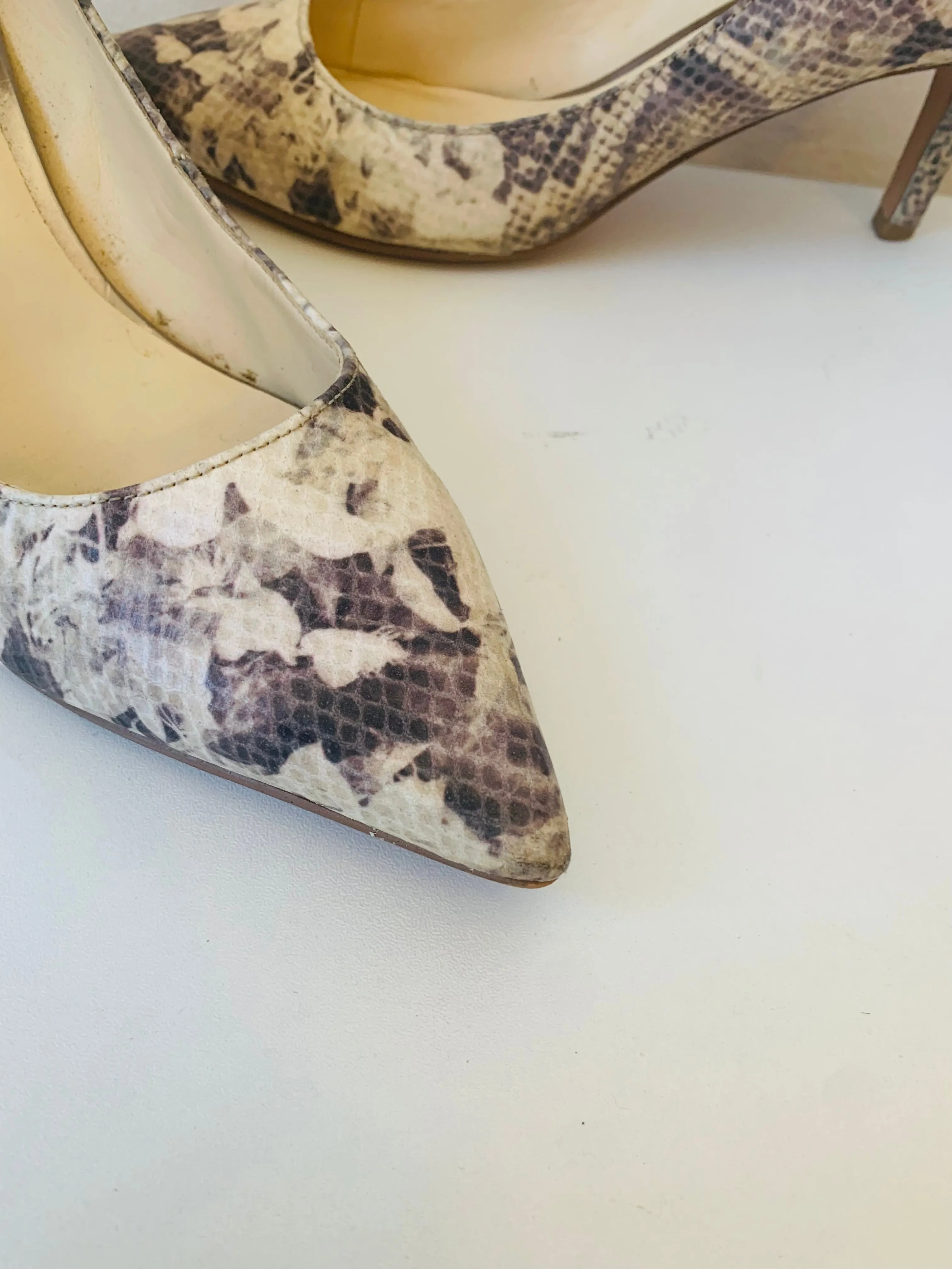 Nine West Faux Snakeskin Pump Size 7.5