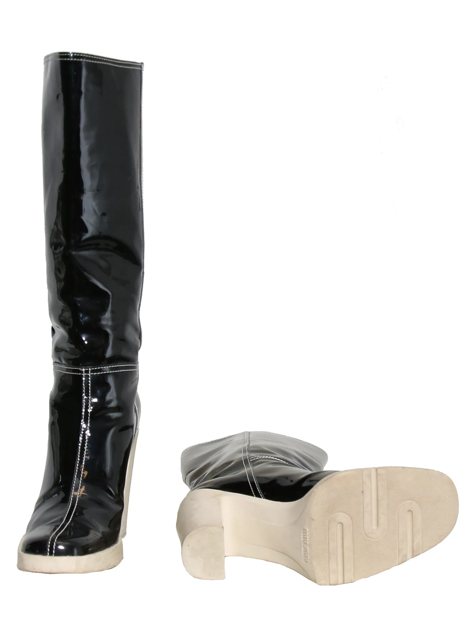 Patent Leather Boots